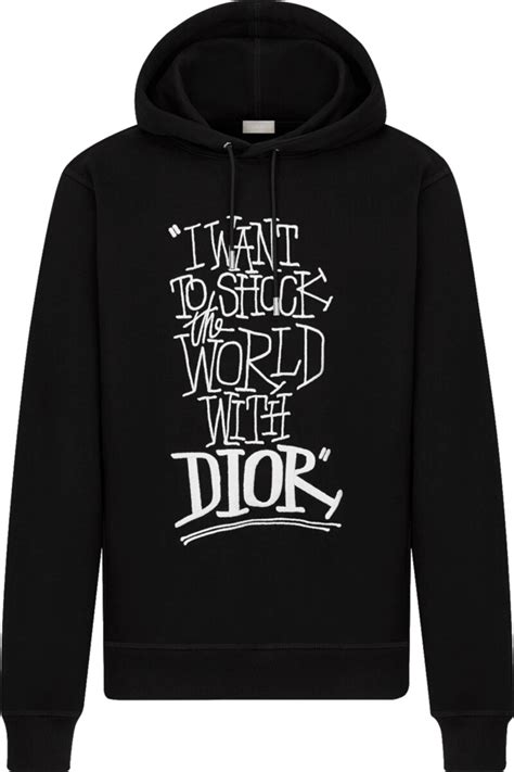 Dior x Shawn Black 'Shock The World' Hoodie 